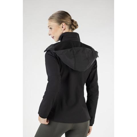 Kurtka młodzieżowa softshell HKM Sport czarna