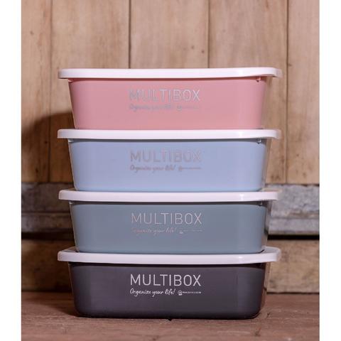 Pojemnik na paszę Waldhausen z pokrywką prostokątny grafitowy