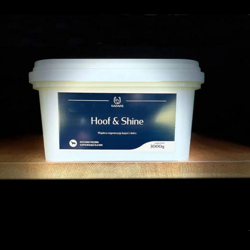 Preparat dla koni na wzmocnienie kopyt sierści biotyna Kadans Hoof and Shine 3kg 200dni