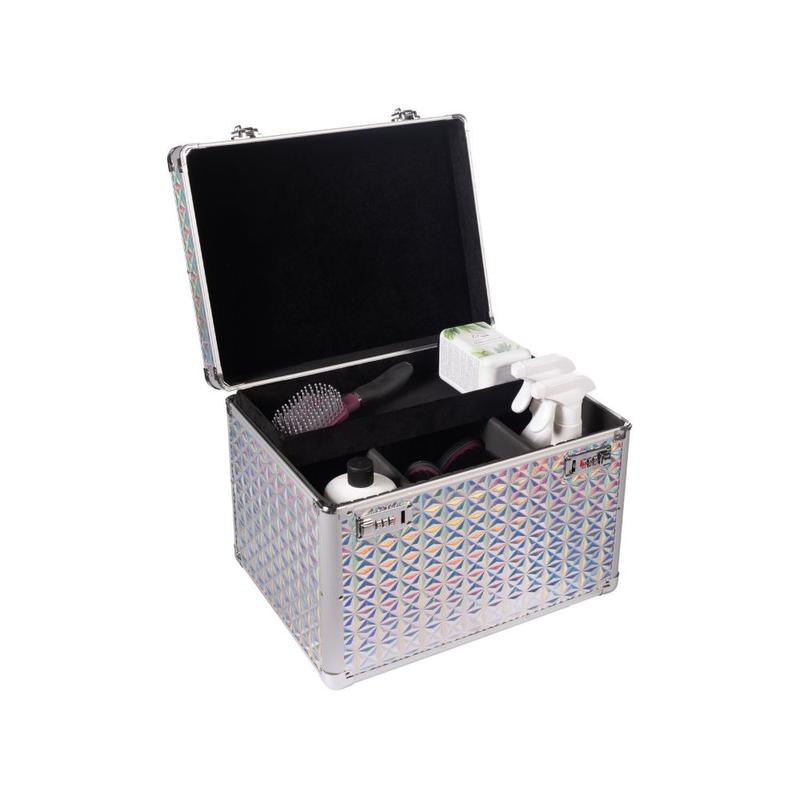 Skrzynka na akcesoria HKM Gloss z zamkiem szyfrowym srebrna