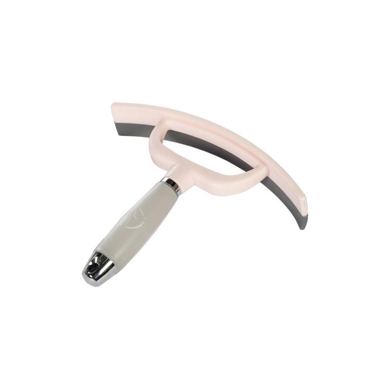 Ściągaczka do wody i potu HKM z rączką żelową jasno różowa