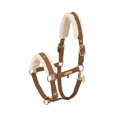 Kantar z futerkiem Eskadron Heritage Faux Leather Double Almond, migdałowy 2024/2025