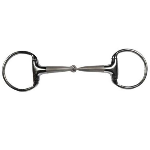 Wędzidło oliwkowe HKM Soft Touch poj.łam. 55/16mm