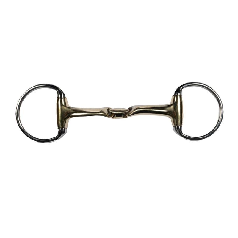 Wędzidło oliwkowe HKM Soft Contact podw.łam. 65/16mm