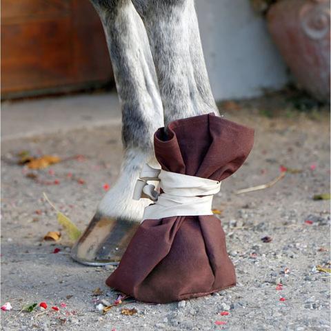 Torba ochronna na kopyto Kerbl brezentowa brązowa