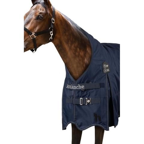 Derka padokowa z kołnierzem Horze Avalanche 1200D 150g granatowa