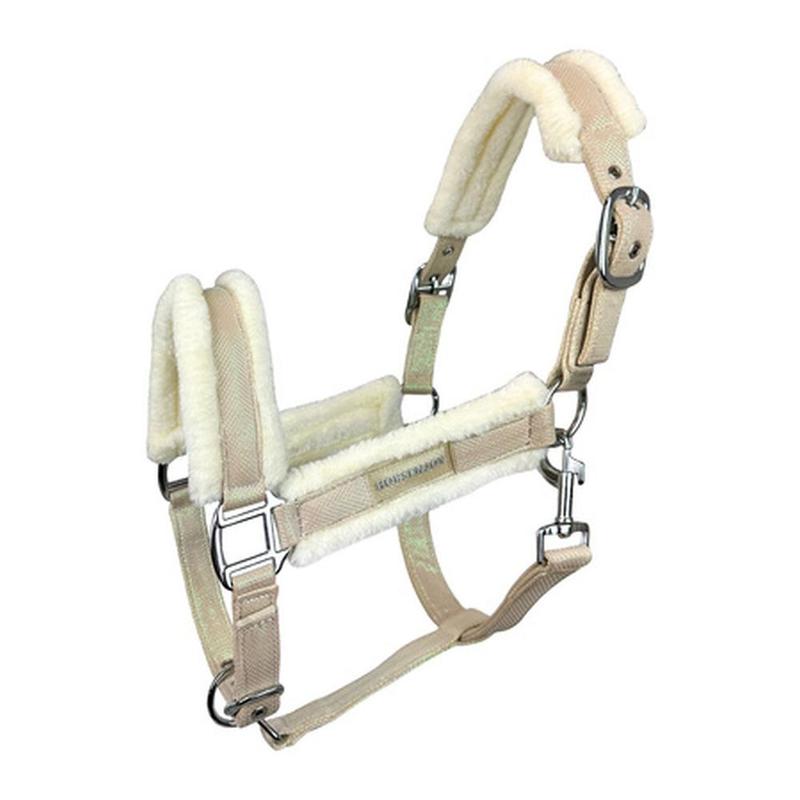 Kantar z futerkiem HE Glossy złoty