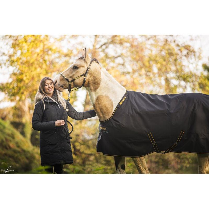 Derka padokowa Bucas 1200D 100g Irish Black, czarna