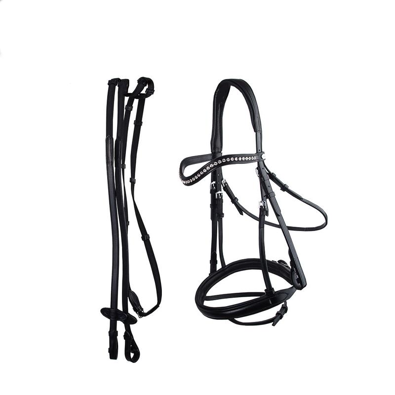 Ogłowie Kavalkade Diana czarne