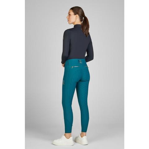 Legginsy damskie Eskadron Heritage Pro Riding Vintage Green, petrolowy 2024/2025
