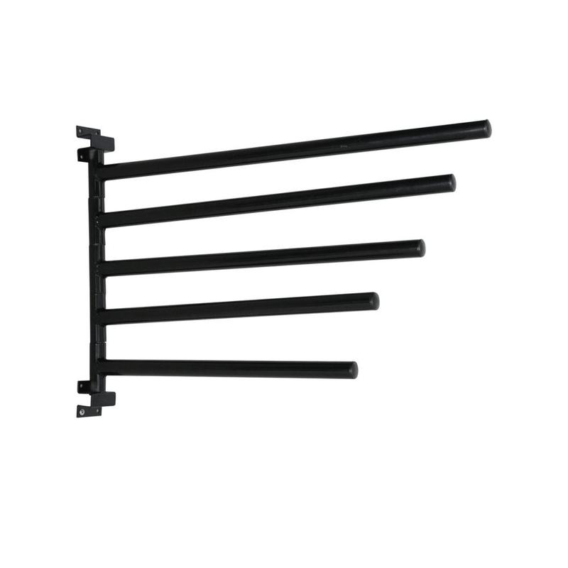 Wieszak na czapraki Waldhausen 5-ramienny czarny