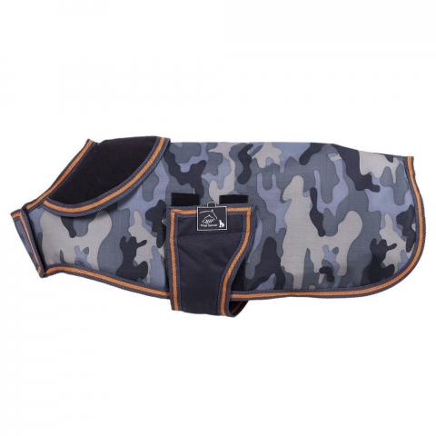 Derka dla psa QHP Camouflage szara