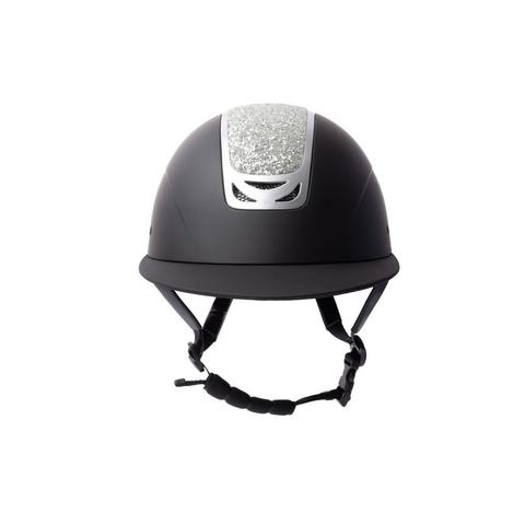Kask Horze Arix II  czarno-srebrny