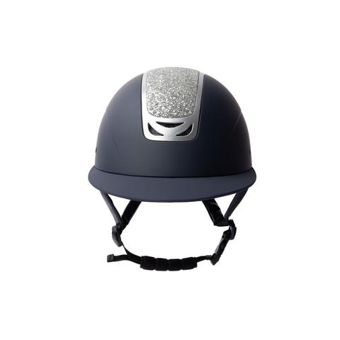 Kask Horze Arix II  granatowo-srebrny