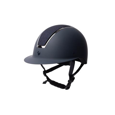 Kask Horze Monarch Metaliic Glitter II granatowo-granatowy