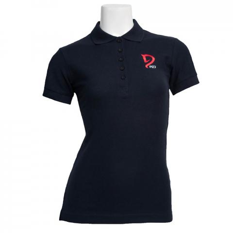 Koszulka kibica damska Polo Polish Equestrian Team Cotton granatowa