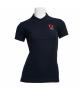 Koszulka kibica damska Polo Polish Equestrian Team Cotton granatowa