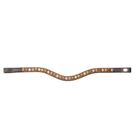 Naczółek Kavalkade Dazzle brązowy