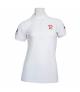 Koszulka kibica damska Polo Polish Equestrian Team Cotton biała