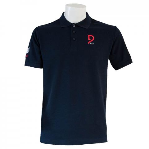 Koszulka kibica męska Polo Polish Equestrian Team Cotton granatowa