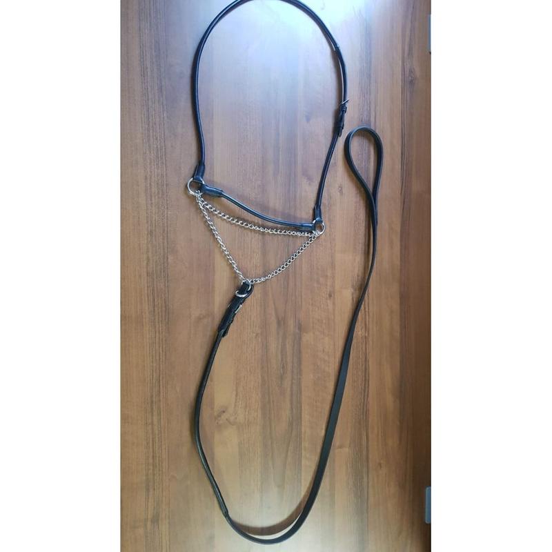 Ogłowie-prezenterka Helios Start czarne