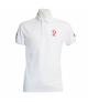 Koszulka kibica męska Polo Polish Equestrian Team Cotton biała