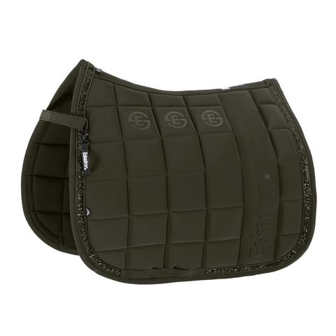 Czaprak Eskadron Dynamic Big Square Jewel Deep Green, khaki 2025