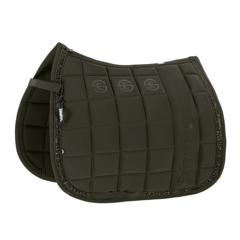 Czaprak Eskadron Dynamic Big Square Jewel Deep Green, khaki 2025