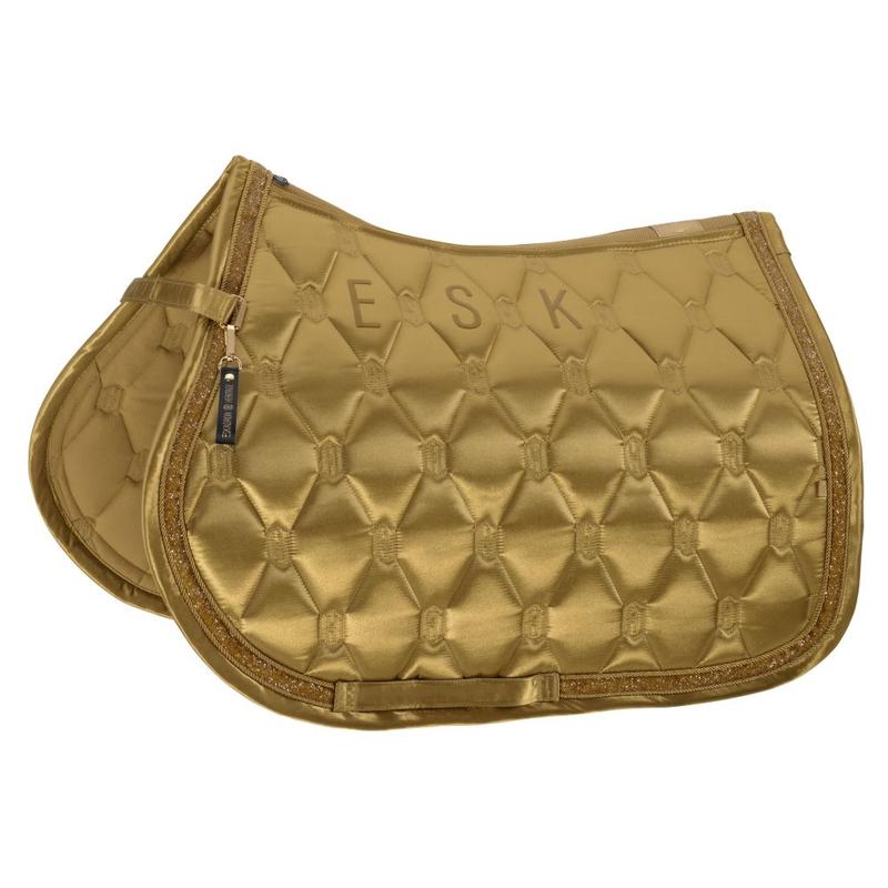 Czaprak Eskadron Heritage Satin Jewel Cardamom, złoty 2025/2026.