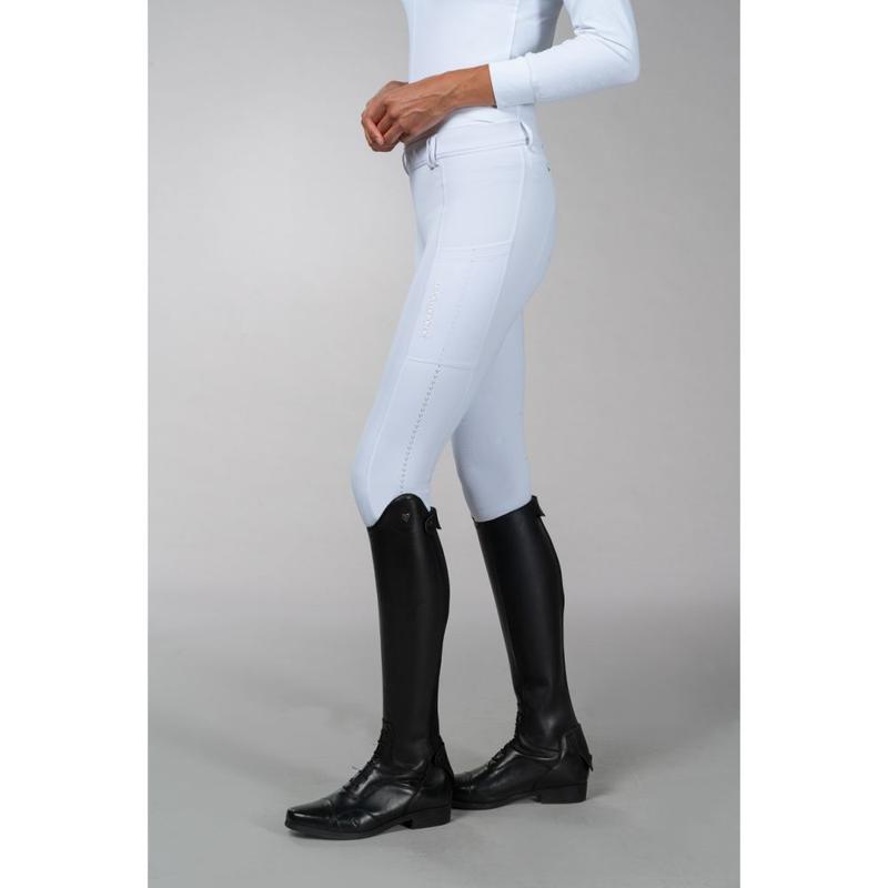Legginsy damskie Schockemoehle White, białe 2025