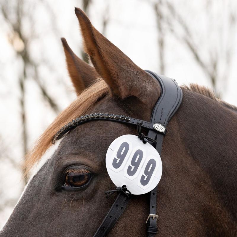 Numery startowe (2-pak) QHP Prim białe