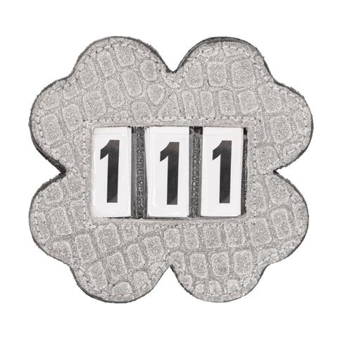 Numery startowe QHP Clover Silver srebrne