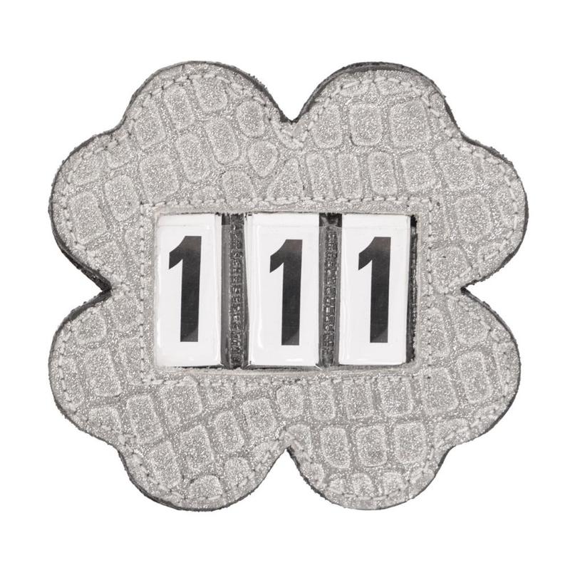 Numery startowe QHP Clover Silver srebrne