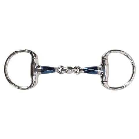 Wędzidło oliwkowe QHP Sweet Iron podwójnie łamane