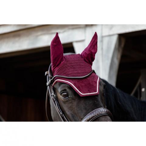 Nauszniki Kentucky Wellington Velvet Bordeaux, bordowe