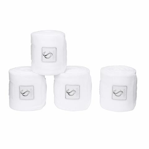 Bandaże polarowe Eskadron Classic Sports White, białe 2025