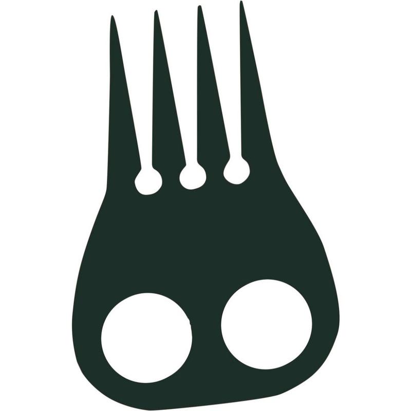 Grzebień do zaplatania koreczków York czarny