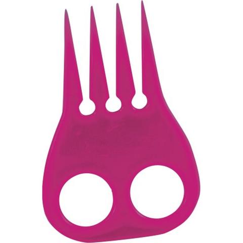 Grzebień do zaplatania koreczków York różowy