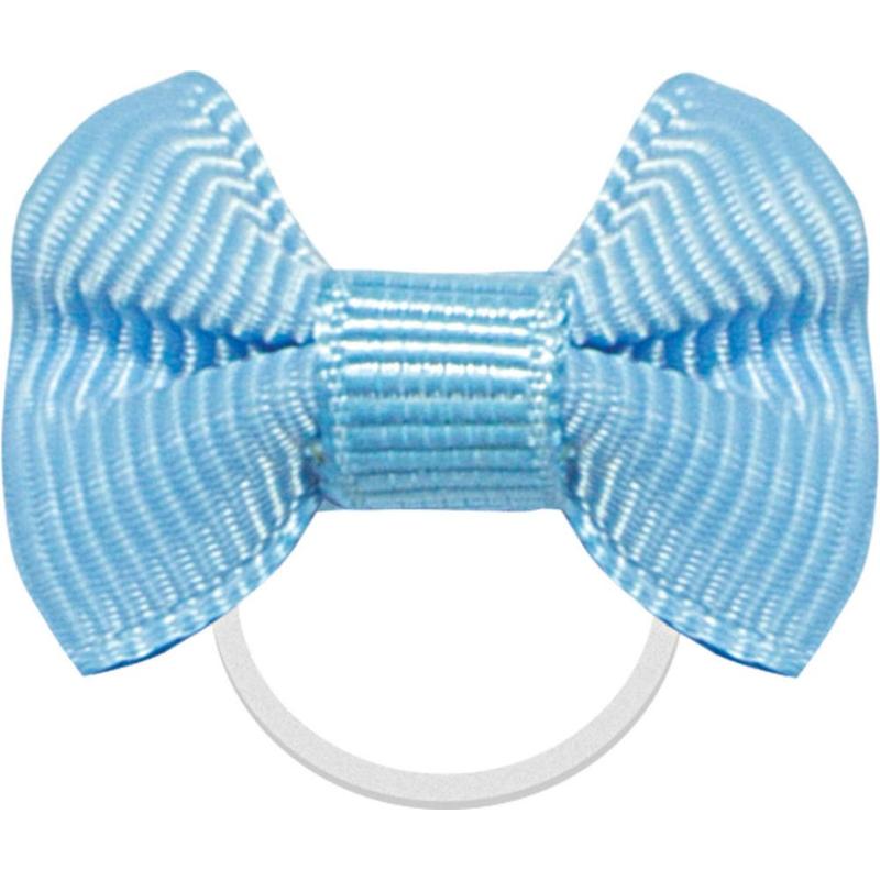 Gumki-kokardki do zaplatania koreczków York błękitne