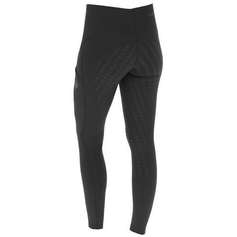 Legginsy damskie Covalliero czarne 2025