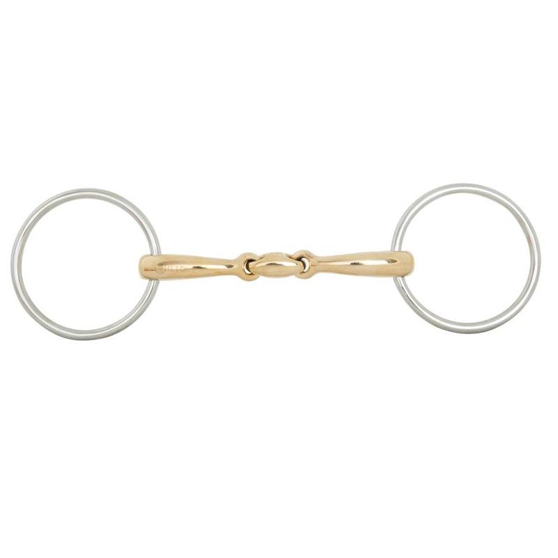 Wędzidło BR Soft Contact anatomiczne podwójnie łamane niemieckie srebro