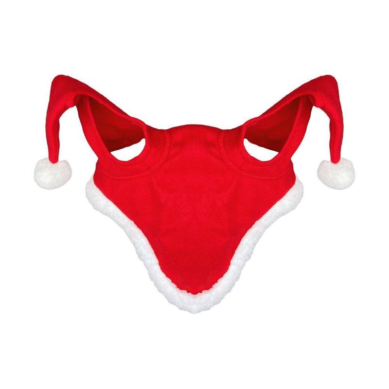 Nauszniki bożonarodzeniowe z pomponami York