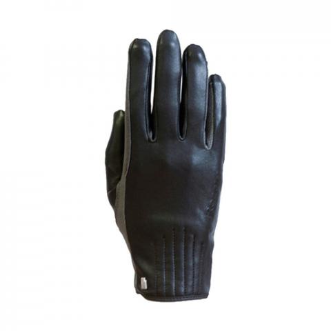 Rękawiczki zimowe Roeckl Wels czarno-szare