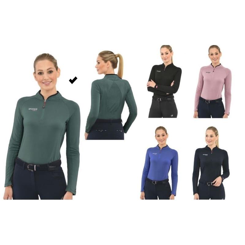 Bluzka damska techniczna Spooks Corah Cool Green, khaki