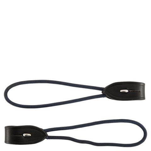 Paski-łączniki do pelhamu BR nylonowe brązowo-granatowe