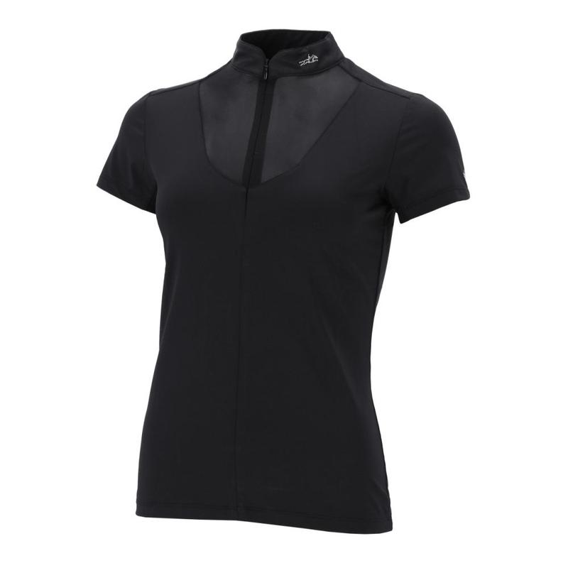 Koszulka konkursowa damska Schockemoehle SPAnita Style dark grey, szara 2025