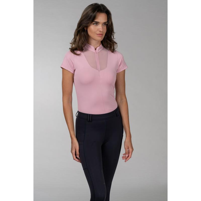 Koszulka konkursowa damska Schockemoehle SPAnita Style dusty pink, różowa 2025