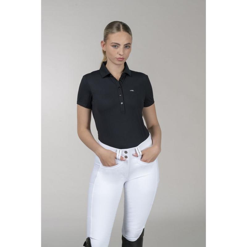 Koszulka Polo damska Schockemoehle SPMadlin dark grey, szara 2025