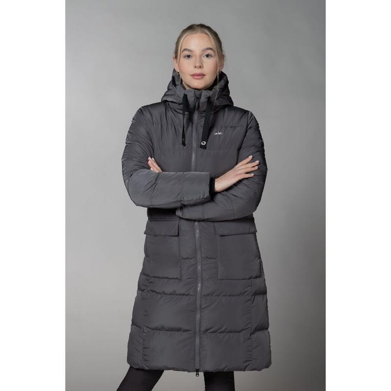 Płaszcz damski zimowy Schockemoehle Klara Dusty, szary 2025