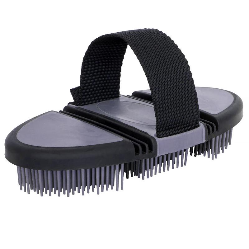 Szczotka Start FlexiComb gumowa czarno-szara